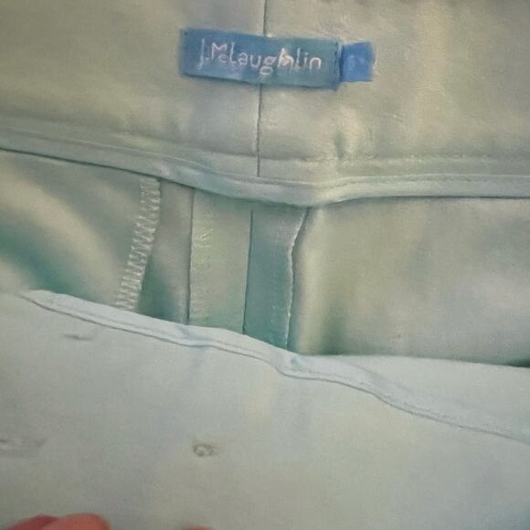 J.McLaughlin Scalloped Hem Mint Green Shorts - Size 6 - Picture 3 of 11